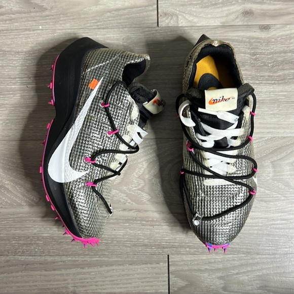 Off White Nike Vapor Street Black Laser Fushsia (6.5) - Picture 4 of 14
